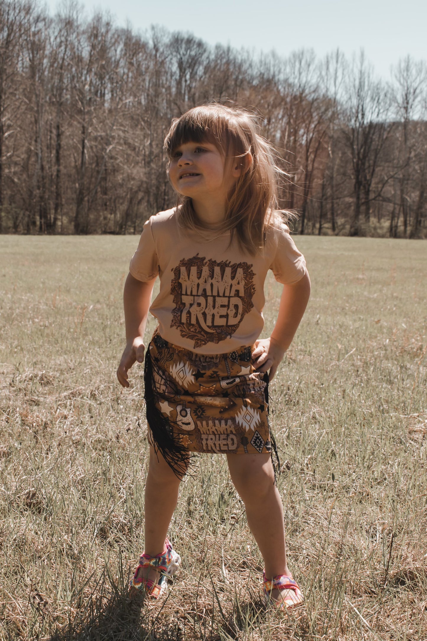 Mama tried 2 pc western set