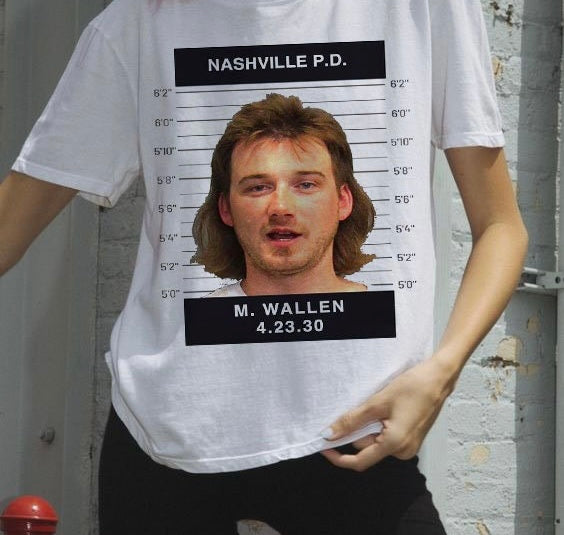 Wallen mugshot shirt