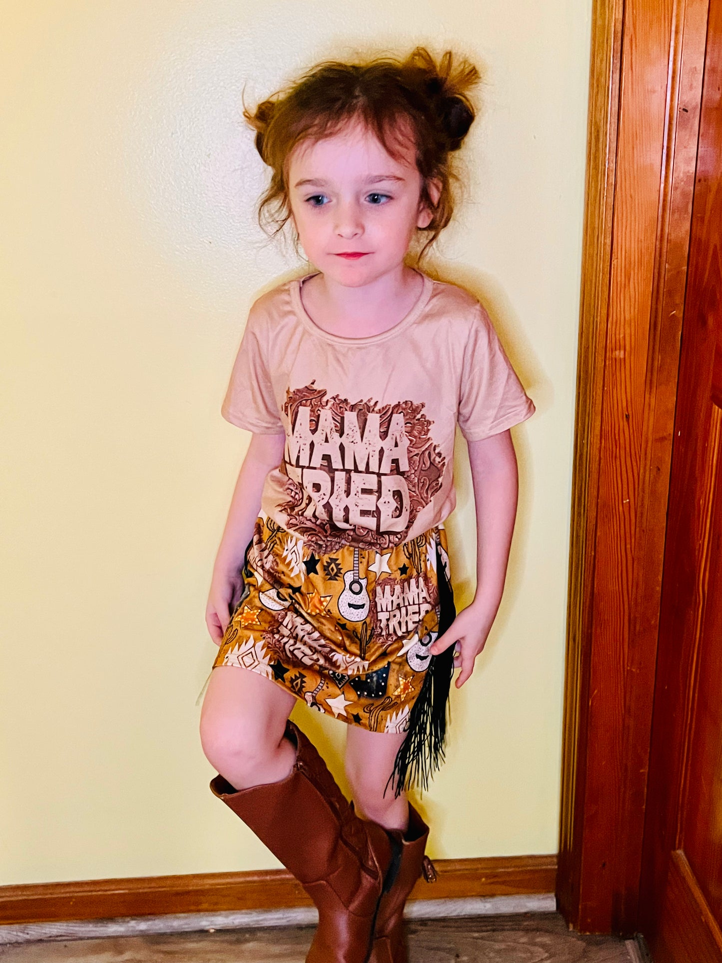 Mama tried 2 pc western set